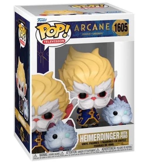 Funko Pop! Arcane - League Of Legends S1 - Heimerdinger With Poro #1605 image 1