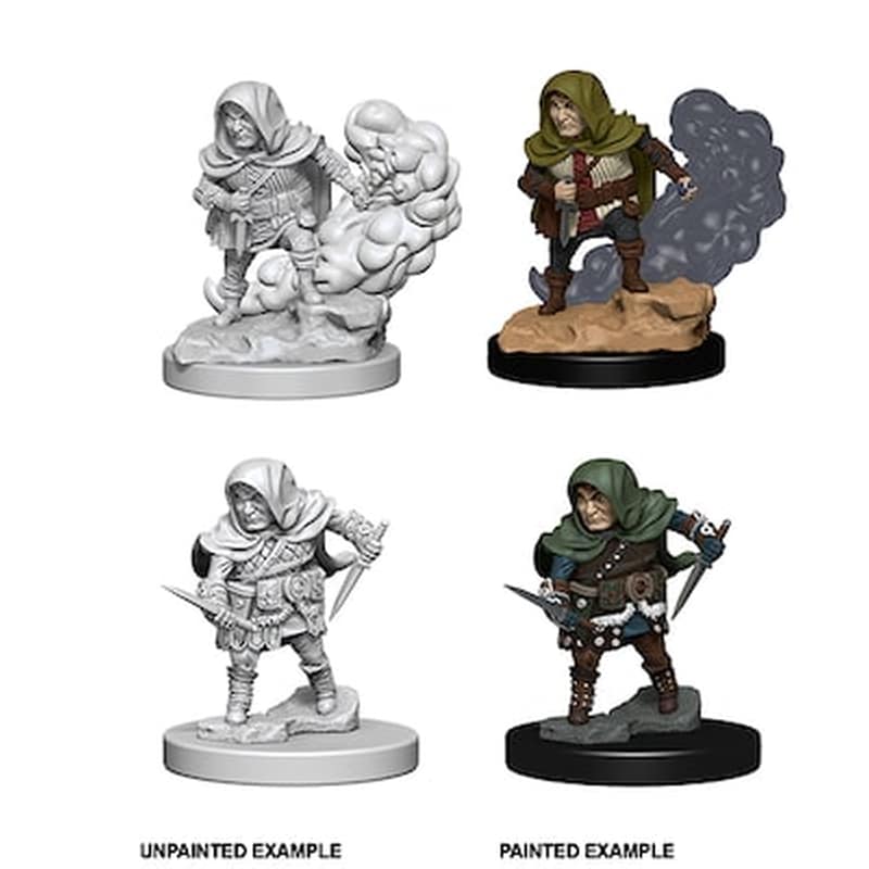 WIZKIDS D And D Nolzurs Marvelous Miniatures: Halfling Rogue Male - Wave 1