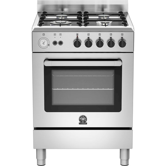 LA GERMANIA PRM6640GXT(GPL) 56 Lt Inox Κουζίνα Φυσικού Αερίου image 0