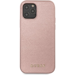 Θήκη Apple iPhone 12 Pro Max - Guess Iridescent Collection - Ροζ
