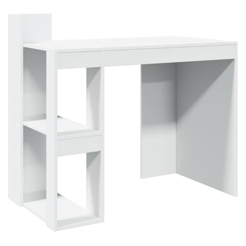 Γραφείο VidaXL από Επεξεργασμένο Ξύλο 103,5x56,5x94 cm - Λευκό