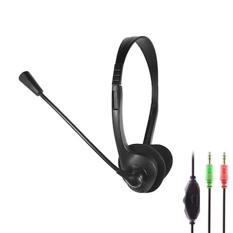 OAKORN Headphones Oakorn Ok900, For Pc, Microphone, 3.5mm, Black – 20531