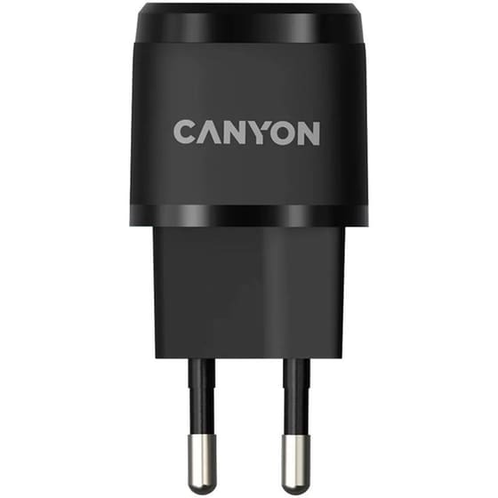 Φορτιστής Πρίζας Canyon PD Mini Wall Charger H-20-05 1x USB-C 20W - Black image 3