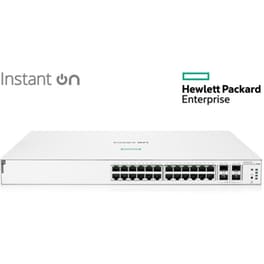 HP-E JL684B HPE Network Managed Switch Instant Gigabit Ethernet (10/100/1000 Mbps)  24-Port PoE + 4-Port SFP+