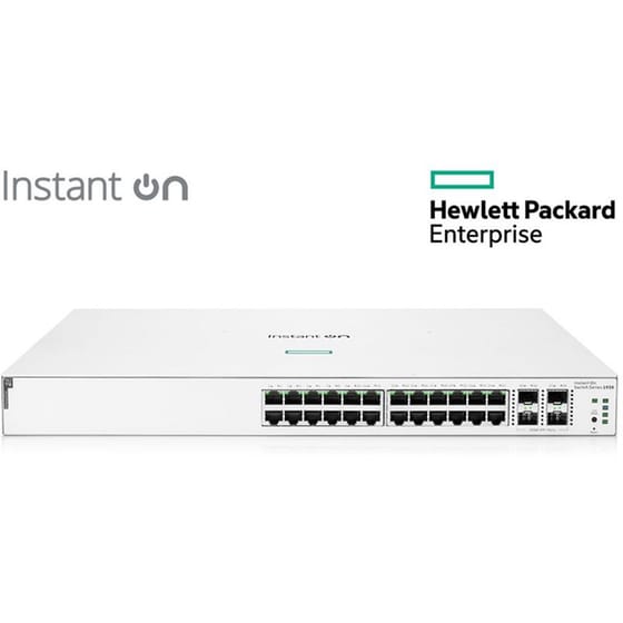 HP-E JL684B HPE Network Managed Switch Instant Gigabit Ethernet (10/100/1000 Mbps)  24-Port PoE + 4-Port SFP+ image 0