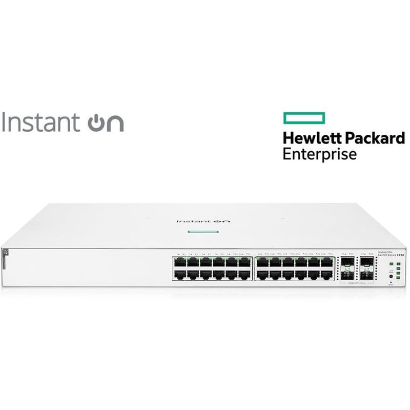 HP-E HP-E JL684B HPE Network Managed Switch Instant Gigabit Ethernet (10/100/1000 Mbps) 24-Port PoE + 4-Port SFP+