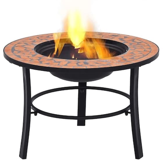 Vidaxl Τζάκι Εξωτερικού Χώρου «μωσαϊκό» Τερακότα 68 Εκ. Κεραμικό image 2