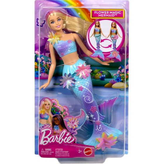 Mattel Κούκλα Barbie Μαγική Γοργόνα που Ανθίζει - Ξανθι (JDM72) image 0