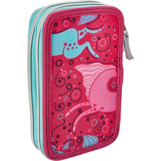 Κασετίνα Παραλληλόγραμμη Γεμάτη COOLBEE με 2 Θήκες Unicorn image 1