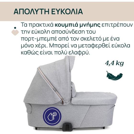 Chicco Port Bebe Flexi για Καρότσι Bellagio Lunar Rock image 1