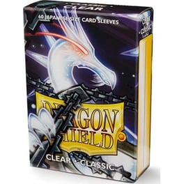 Dragon Shield Japanese Size Classic Clear Sleeves Classic Clear (60 Sleeves)