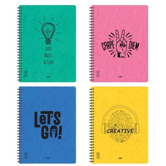 Τετράδιο Σπιράλ Next 4 Θεμάτων 140Φ Rebellion 140 Φύλλων (1 Τεμάχιο) image 0