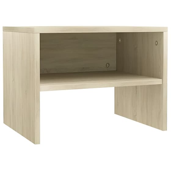 Κομοδίνο Vidaxl Από Μοριοσανίδα 2τμχ 40x30x30 cm - Sonoma Δρύς image 1