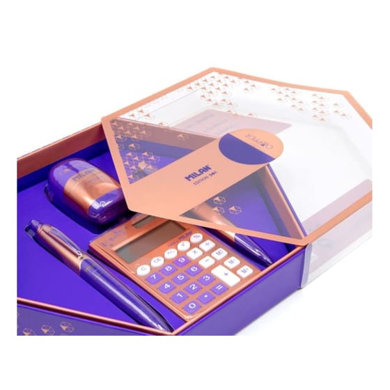 Σετ Γραφής Milan Copper Blue image 1