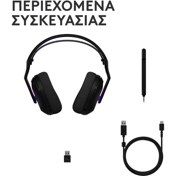 Logitech G G522 LIGHTSPEED Wireless Gaming Headset  Μαύρα image 8