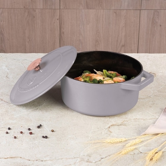 Κατσαρόλα BERLINGER HAUS BH6525 24 cm 4.35 L Taupe image 3