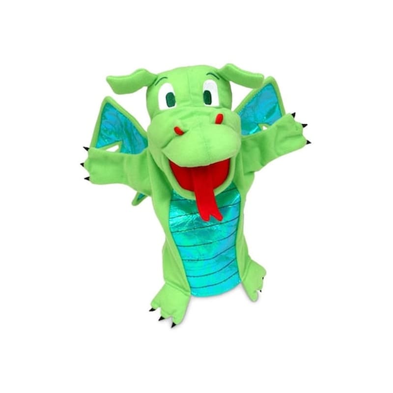Γαντόκουκλα Μαριονέτα Πράσινος Δράκος Hand Puppet, Fiesta