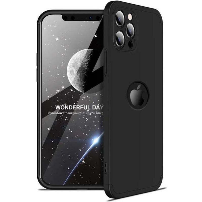 GKK Θήκη Apple iPhone 12 Pro Max - GΚΚ 360 Full Body Protection - Μαύρο