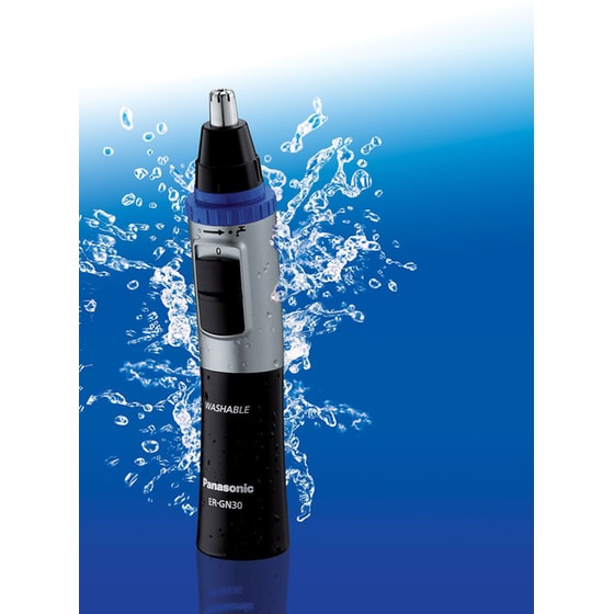 Trimmer PANASONIC ER-GN30 με Σύστημα Καθαρισμού για Μύτη, Αυτιά, Φρύδια και Γένι Ασημί image 9