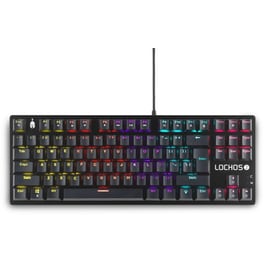 Spartan Gear Lochos 2 Gaming Μηχανικό Ενσύρματο Πληκτρολόγιο RGB US Μαύρο