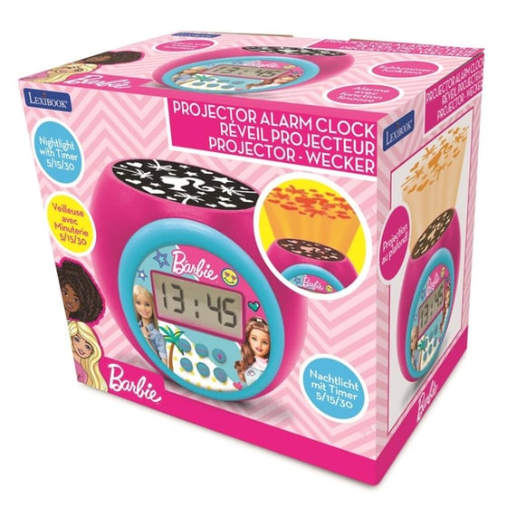 LEXIBOOK Barbie Projector Alarm Clock with Timer image 5