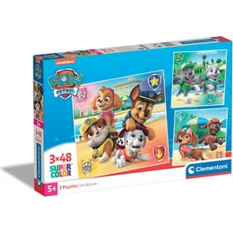 Παιδικό Σετ Παζλ Clementoni Super Color Nickelodeon Paw Patrol (3x48 Κομμάτια)