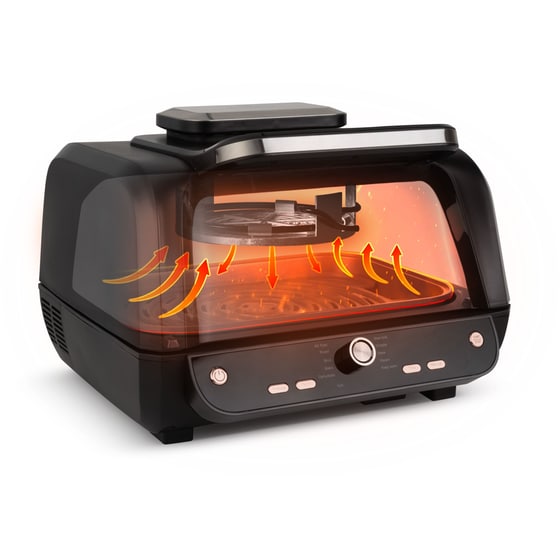 BERLINGER HAUS BH-9668 1750 W 6 L Μαύρο Φριτέζα Αέρος-Φουρνάκι image 1