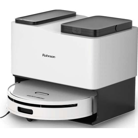 ROHNSON MAMBA RM-05 για Σκούπισμα και Σφουγγάρισμα με Χαρτογράφηση Χώρου Λευκό Σκούπα Ρομπότ image 8