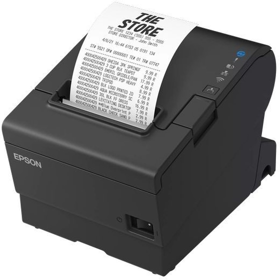 Epson TM-T88VII (112) USB, Eth, Serial, PS, Buzz - Μαύρο image 5