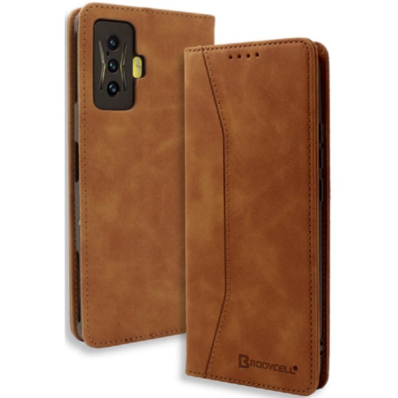 Θήκη Πορτοφόλι Xiaomi Poco F4 GT - Bodycell - Καφέ image 0