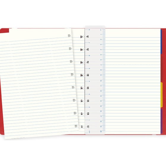 Organiser Filofax A5 Notes Ριγέ - Red image 2