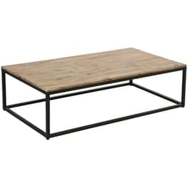 Τραπεζάκι Σαλονιού Spitishop A-s Edena από Ξύλο 102411 115x65x32.5cm - Καφέ/Μαύρο