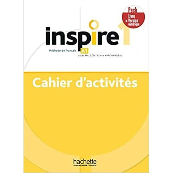 Inspire 1 Cahier d' exercices & Version Numerique image 0