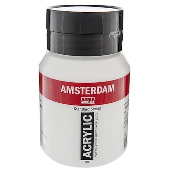 Talens Amsterdam Ακρυλικό Χρώμα 105 Titanium White 500ml image 0