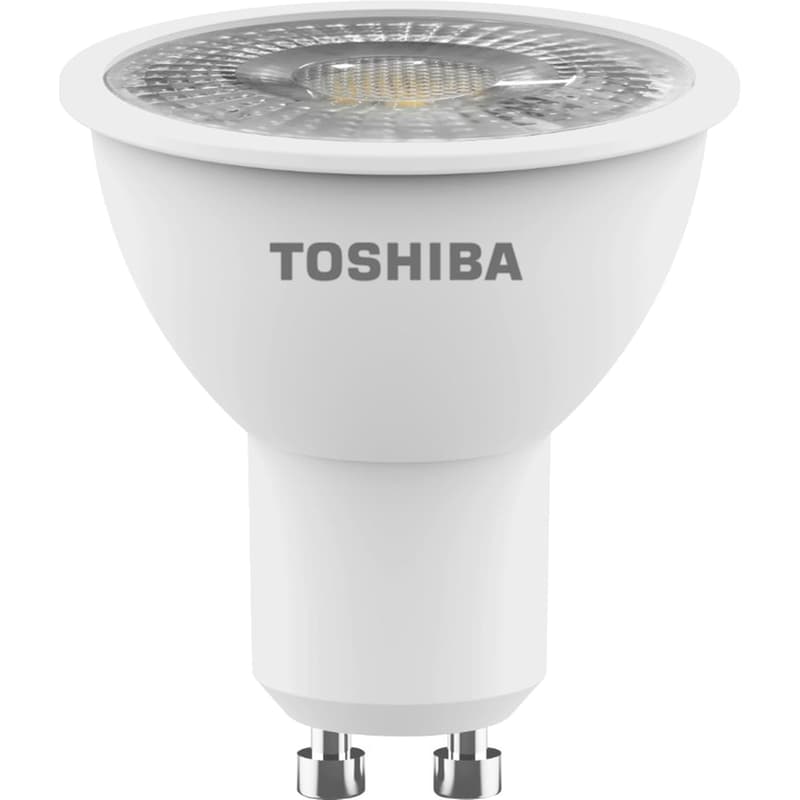 TOSHIBA Λάμπα LED Toshiba GU10 4W 6500K - Ψυχρό Λευκό
