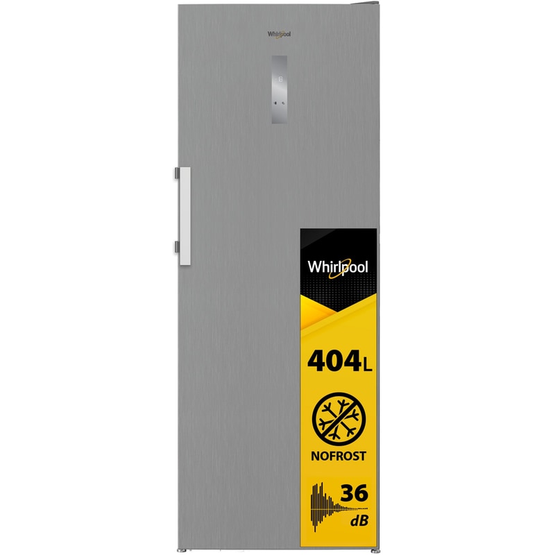 WHIRLPOOL WHFF 6404 X6E 404 Lt Γκρι Καταψύκτης Όρθιος
