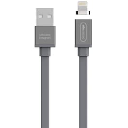 Allocacoc Usbcable |magnet| (lightning) Μαγνητικό Καλώδιο Φόρτισης Και Μεταφοράς Δεδομένων (1,5 Μέτρο - Γκρι)