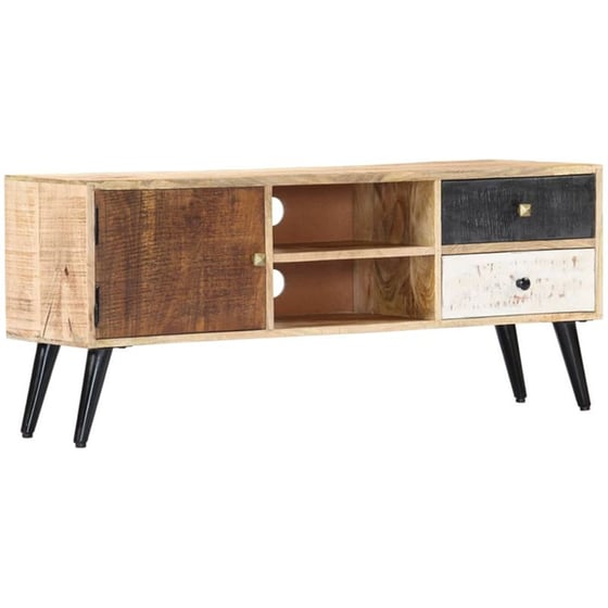 Έπιπλο Τηλεόρασης VidaXL Ξύλινο 115x30x47cm - Πολύχρωμο image 9