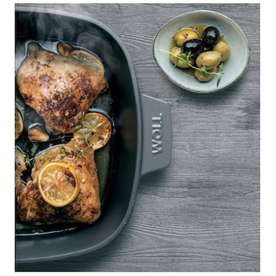 Γκριλιέρα Μαντεμένια Επισμαλτωμένη WOLL IRON 628-2CI-010 28 x 28 cm Κόκκινο image 4