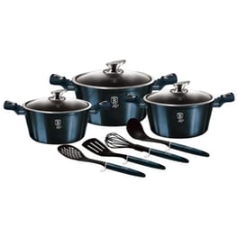 Σετ Μαγειρικά Σκεύη BERLINGER HAUS BH-6152 10 τμχ Μπλε