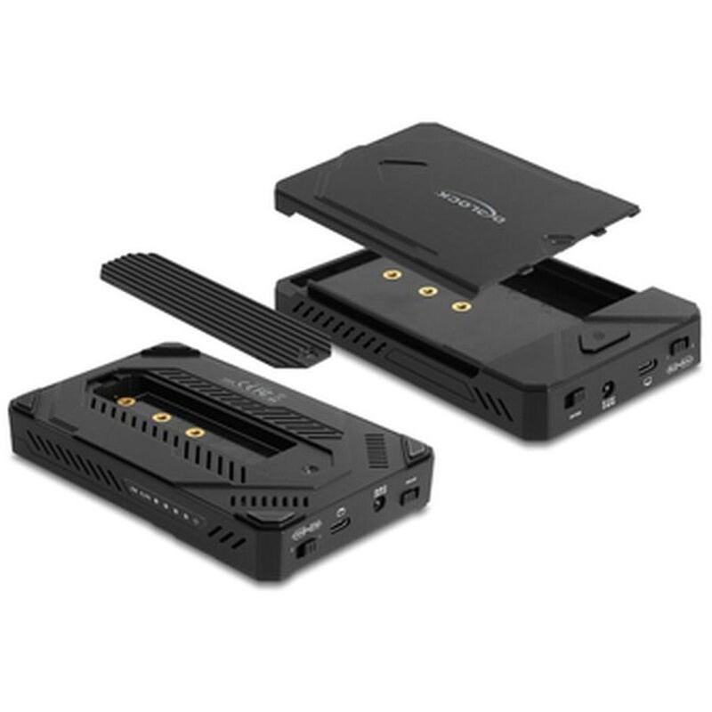 DELOCK Delock Θήκη Για M.2 Και 2.5 Sata Ssd/hdd 42020, Usb-c, Λειτουργία Κλώνου
