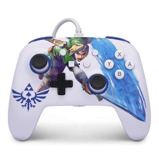 PowerA Enhanced Wired Ενσύρματο Gamepad για Switch Zelda Sword Attack - Πολύχρωμο image 0