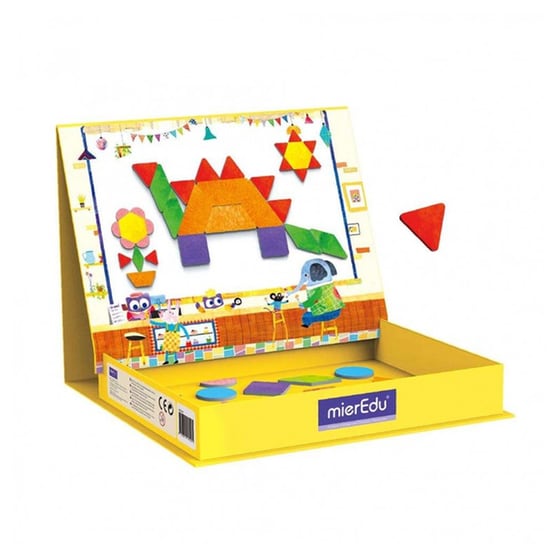 Mier Edu Μαγνητικό Εκπαιδευτικό Σετ Σχήματα image 3