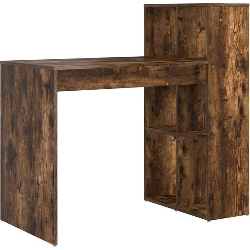 Γραφείο VidaXL από Επεξεργασμένο Ξύλο 108x55x103,5 cm - Καπνιστή Δρυς