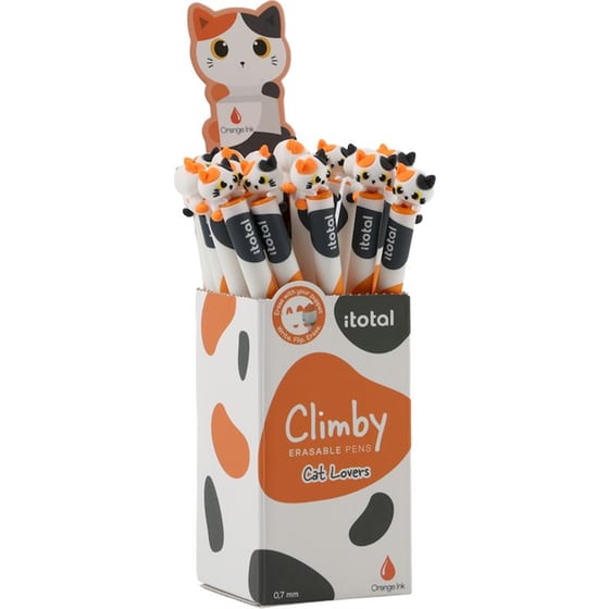 Στυλό Gel Climby Erasable Orange Cat image 1