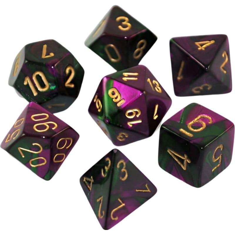 Chessex Gemini - Green-purple/ Gold CHESSEX