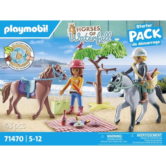 PLAYMOBIL® Horses of Waterfall Starter Pack Βόλτα στην παραλία με την Amelia και τον Ben (71470) image 5