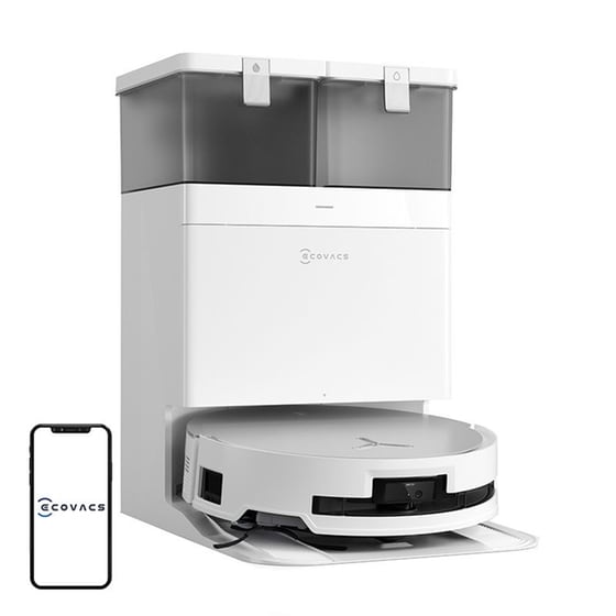 ECOVACS X8 OMNI για Σκούπισμα & Σφουγγάρισμα Λευκό Σκούπα Ρομπότ image 0