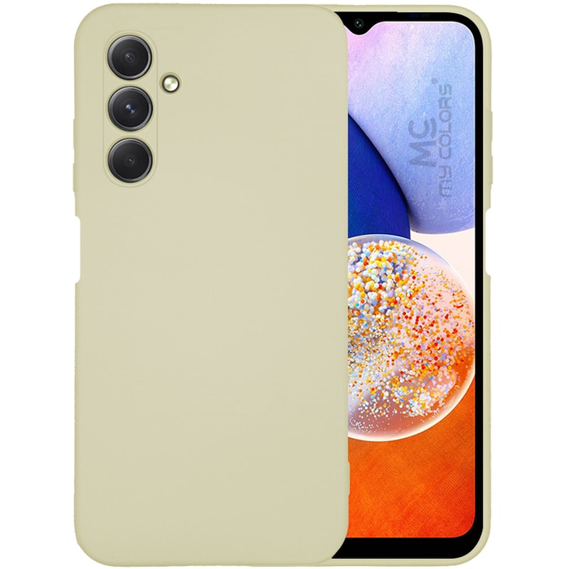 Θήκη Σιλικόνης Samsung Galaxy A14 - My Colors - Μπεζ