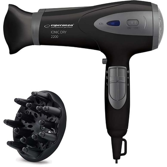 Σεσουάρ Μαλλιών ESPERANZA Vivien EBH005K 2200 W Μαύρο image 0